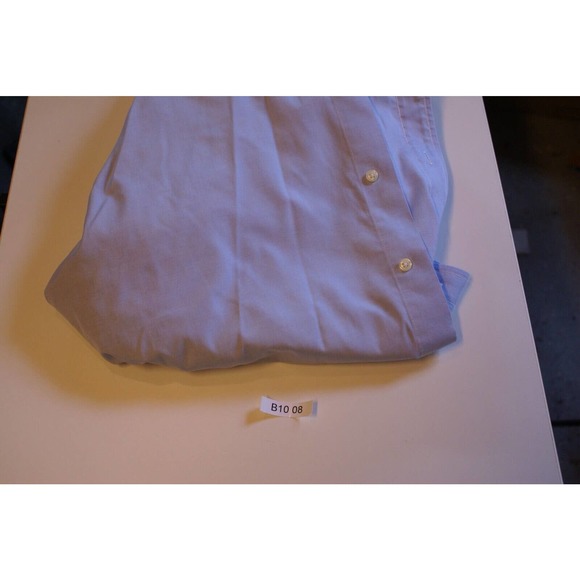 Brooks Brother Dress Shirt Men's 17.5-36 Blue 100% Cotton Traditional Fit Pocket - Picture 6 of 6